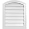 Ekena Millwork Arch Top Surface Mount PVC Gable Vent: Functional, w/ 2"W x 1-1/2"P Brickmould Frame, 20"W x 24"H GVPAR20X2402SF - alternate 1